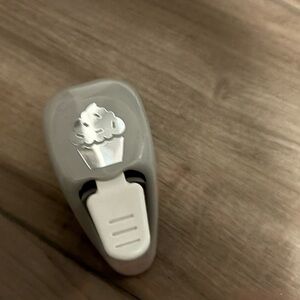 Gray Cupcake Paper Punch